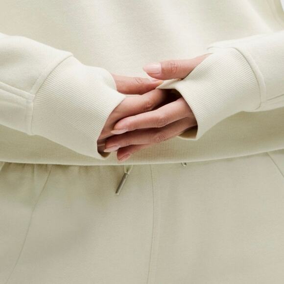 NEW Lululemon Scuba Oversized Pullover Wordmark in Bone XL/XXL - Picture 8 of 16